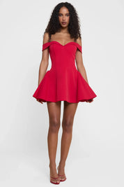 Nala - Mini robe bustier bicolore