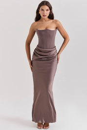 Belle - Robe longue avec corset