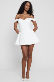 Nala - Mini robe bustier bicolore