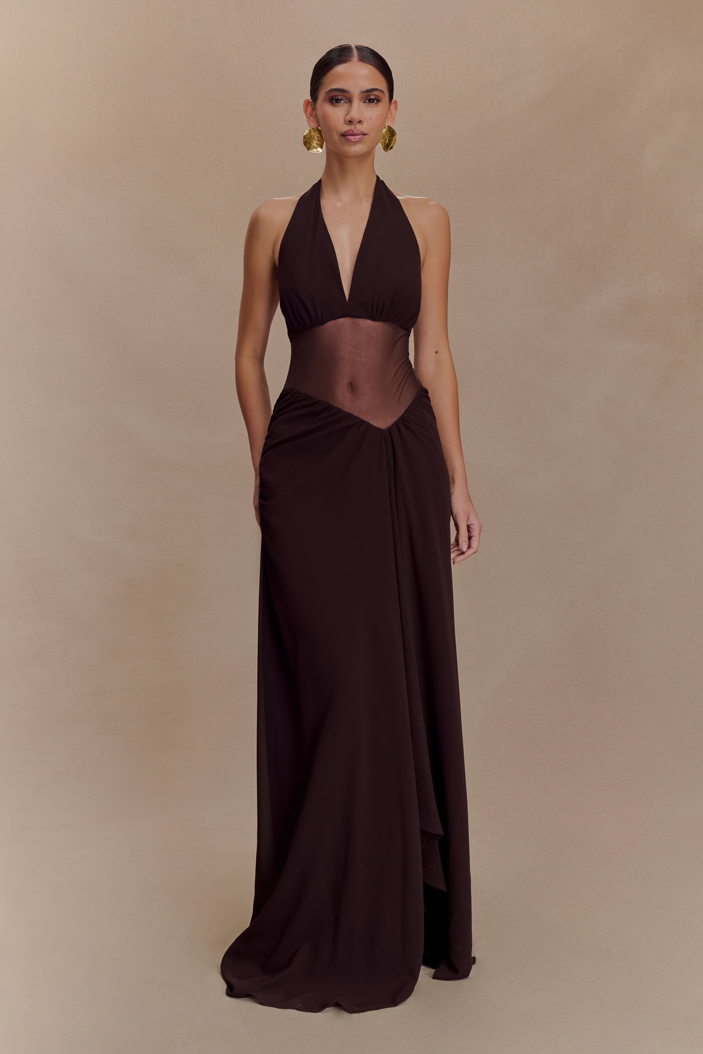 Jonna - Robe longue en mousseline