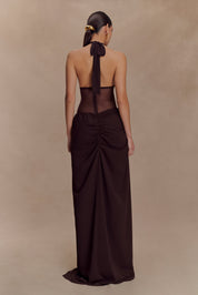 Jonna - Robe longue en mousseline