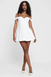Nala - Mini robe bustier bicolore
