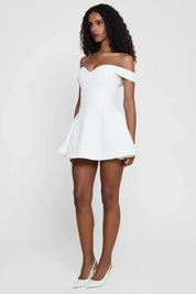 Nala - Mini robe bustier bicolore