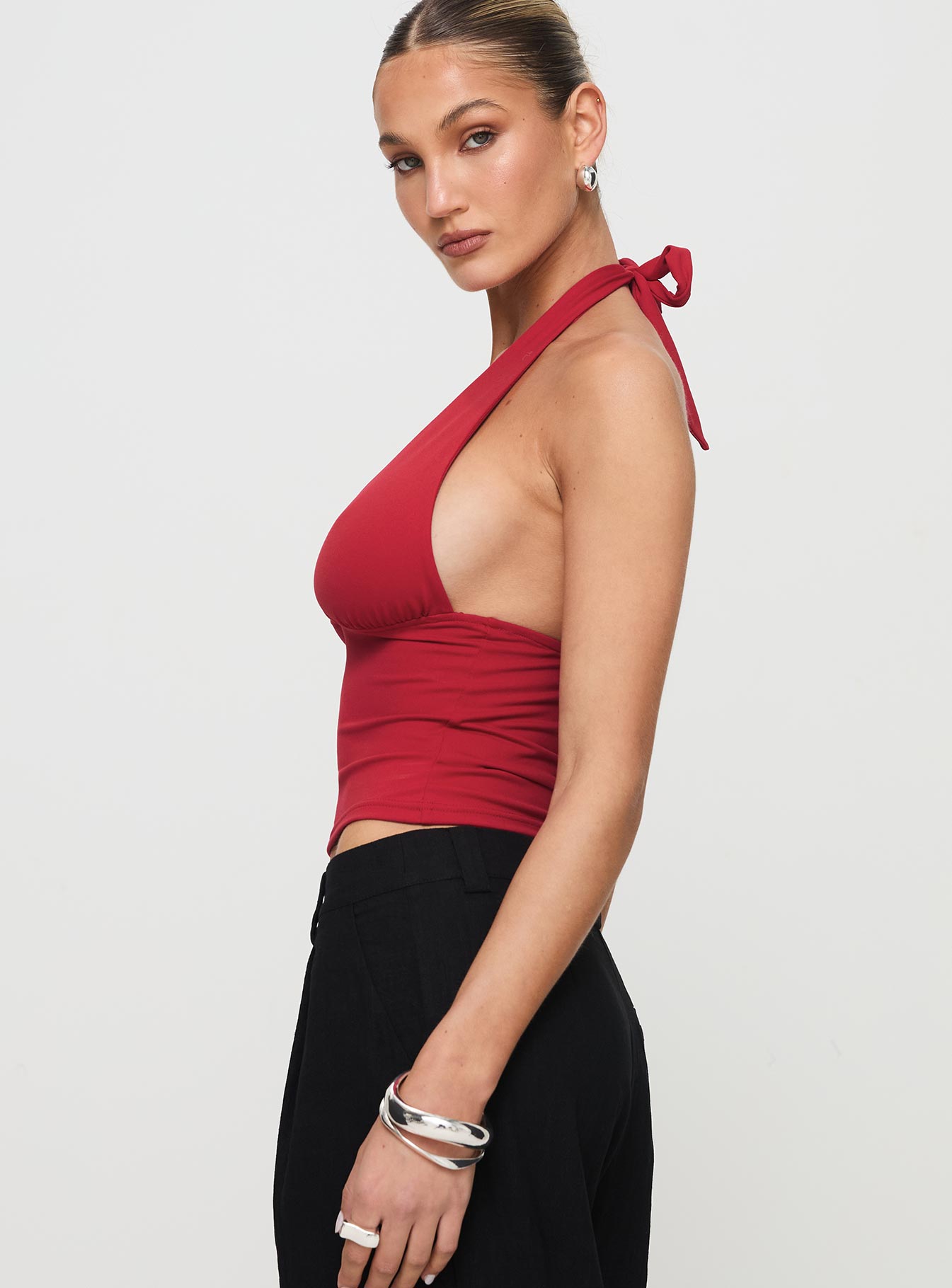 Whimsy - Haut dos nu rouge