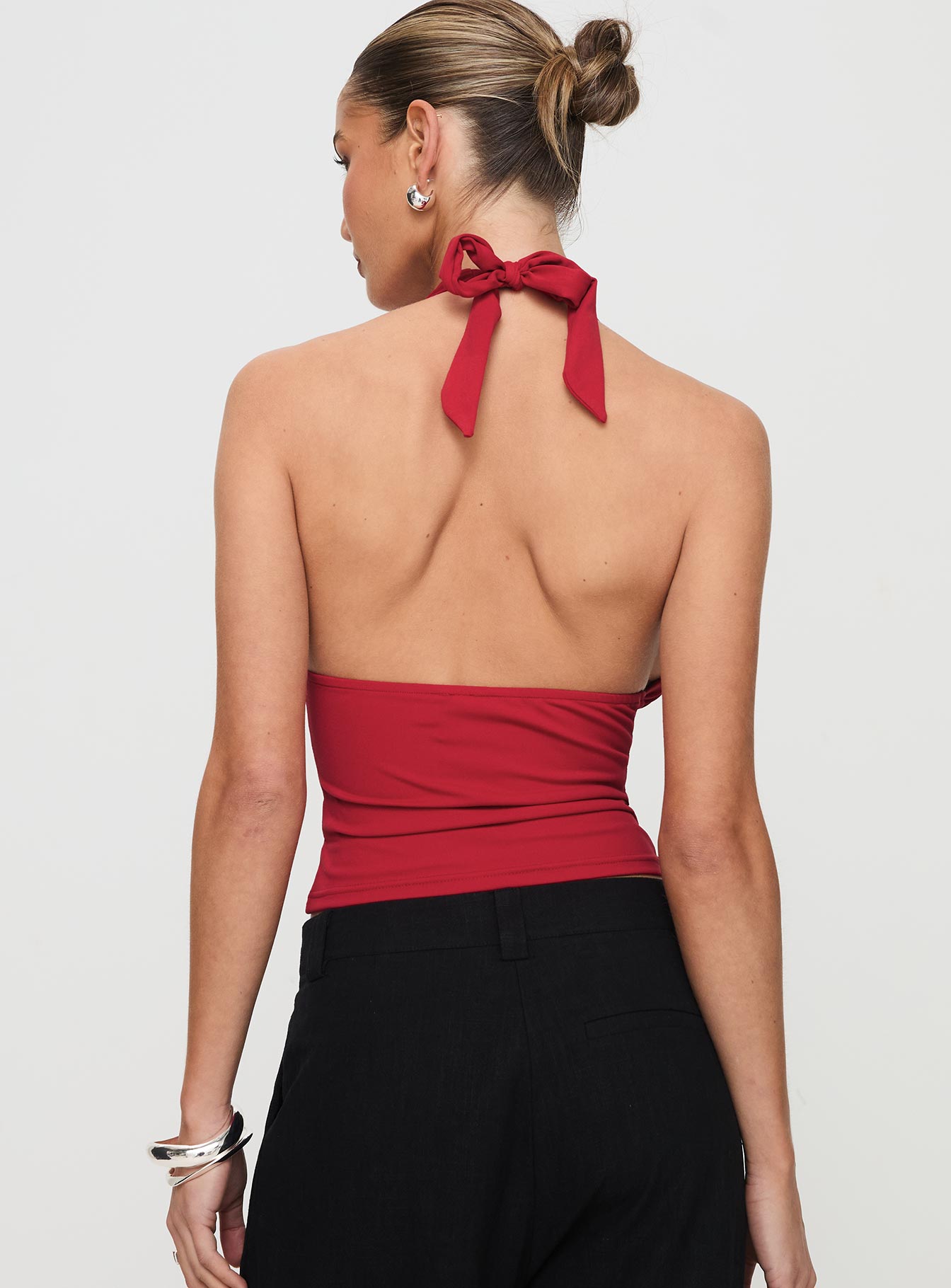 Whimsy - Haut dos nu rouge