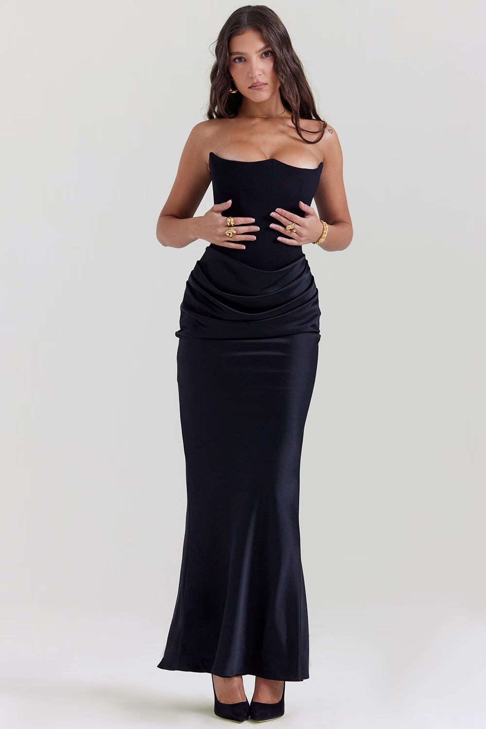 Belle - Robe longue avec corset