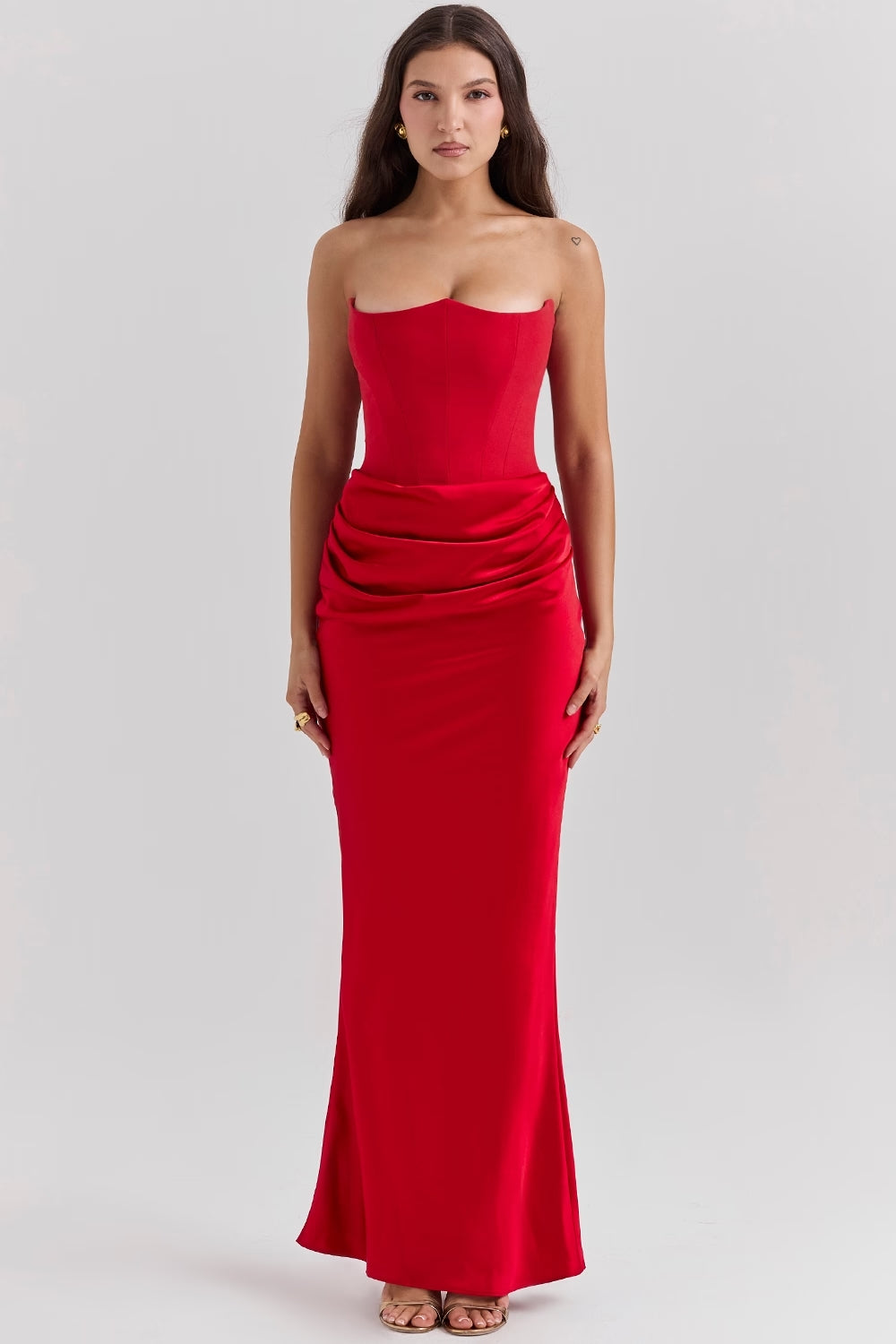 Belle - Robe longue avec corset