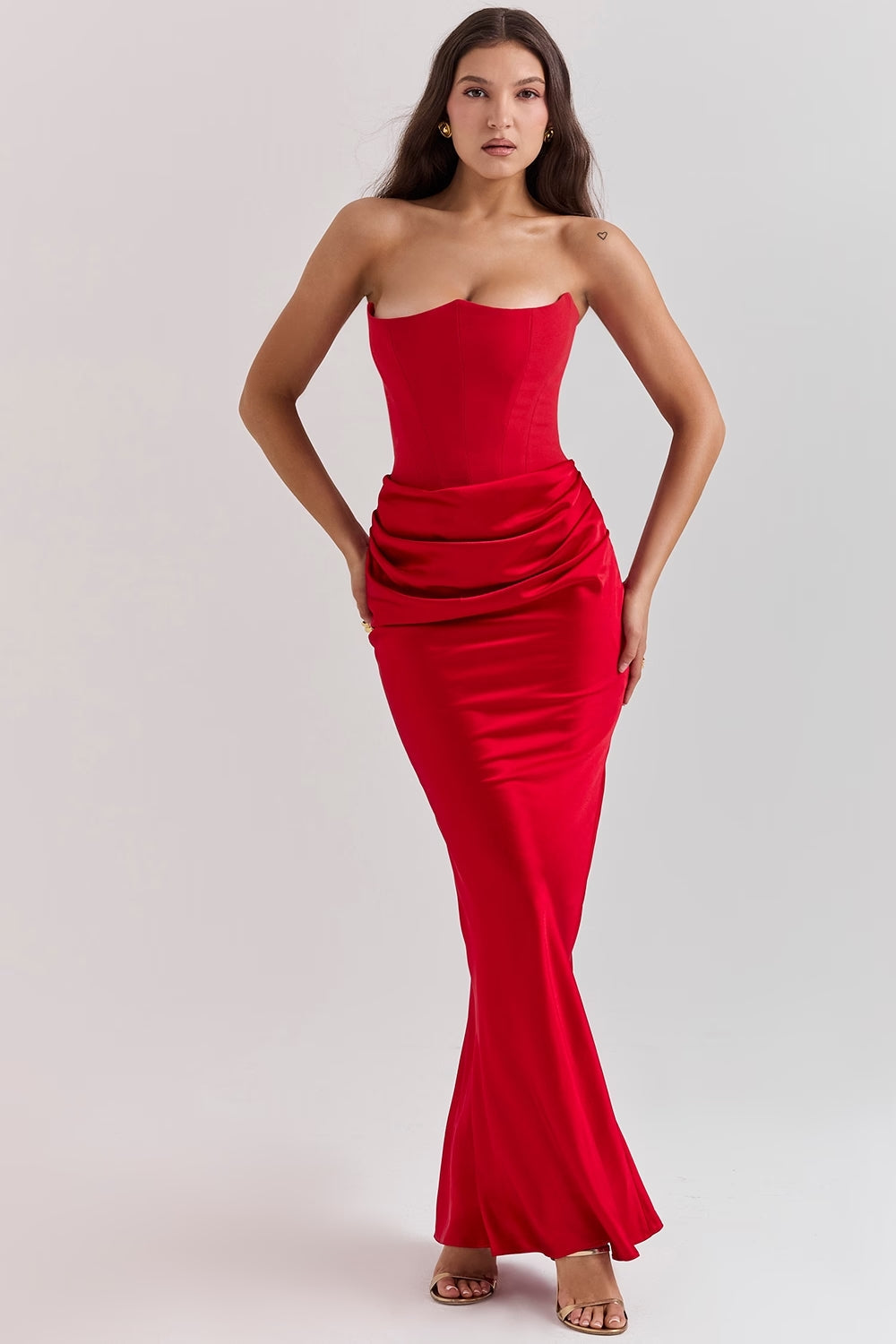 Belle - Robe longue avec corset