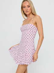 Ovalie - Mini-robe à pois