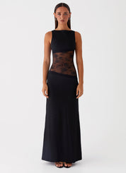 Milana - Robe longue avec dentelle