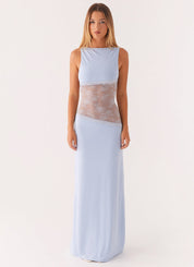 Milana - Robe longue avec dentelle