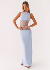 Milana - Robe longue avec dentelle