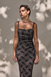 Arabella - Robe longue en dentelle