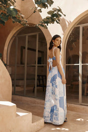 Poppy - Robe longue patchwork