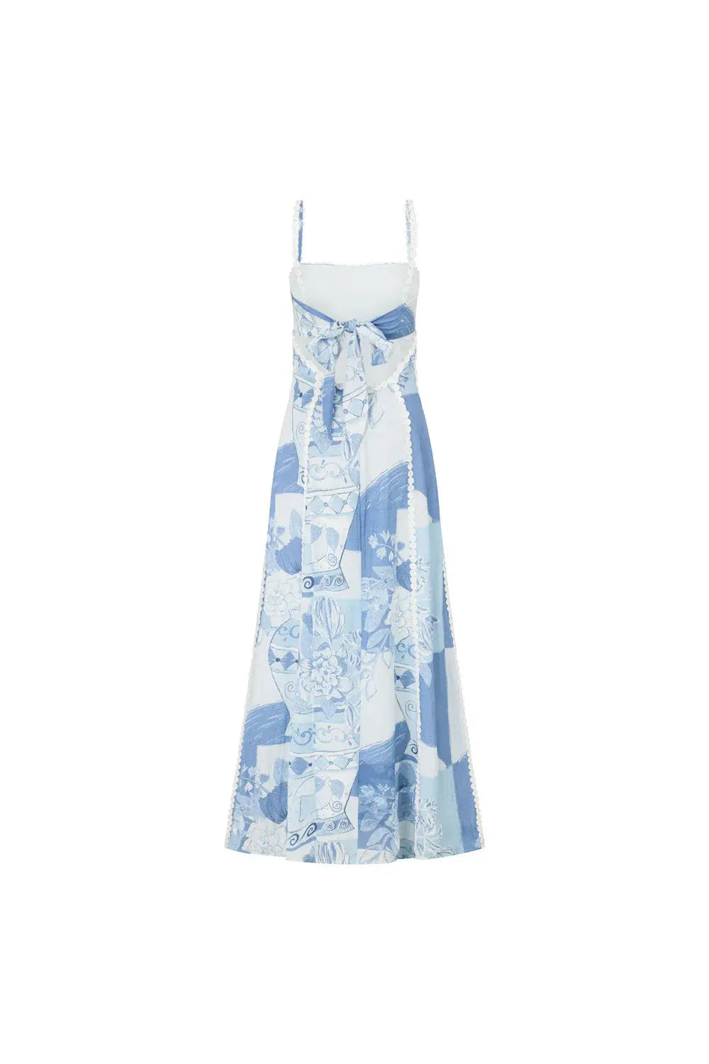 Poppy - Robe longue patchwork