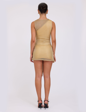 Azelma - Mini-robe métallisée