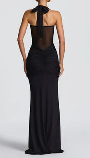 Rosa - Robe longue dos nu